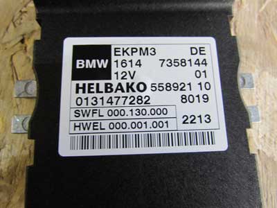 BMW Fuel Pump Control Module Helbako EXPM3 16147358144 3, 4, 5, 6, 7, X Series5